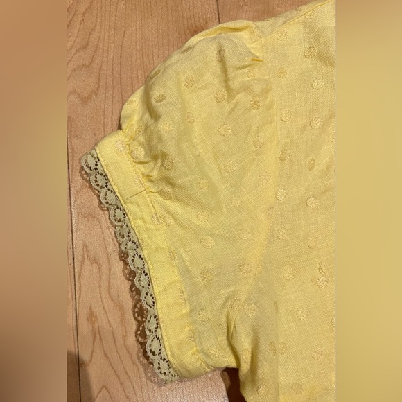 Edward petite yellow summer blouse - Picture 7 of 7
